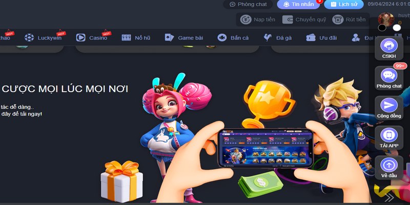 Việc có ứng dụng s666 giúp game thủ dễ dàng tiếp cận với hơn 5000 kèo cá cược